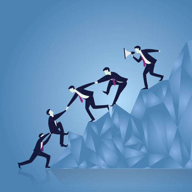 商业团队合作，共创成功图片下载