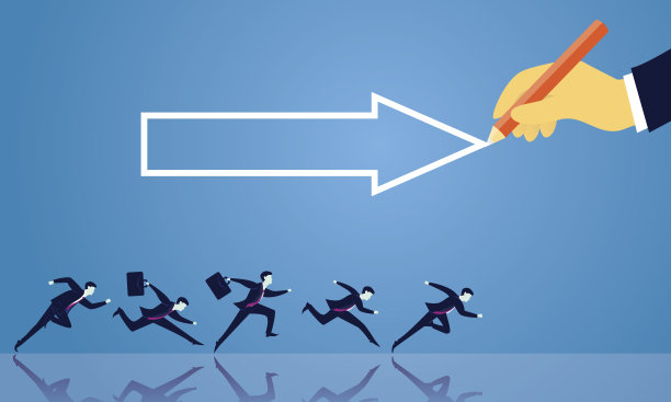 商业成功前进方向的概念图片下载