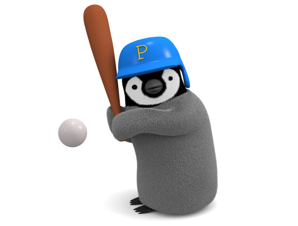 企鹅和棒球图片下载
