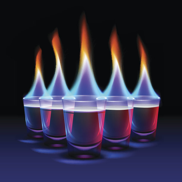 燃烧鸡尾酒套装图片下载