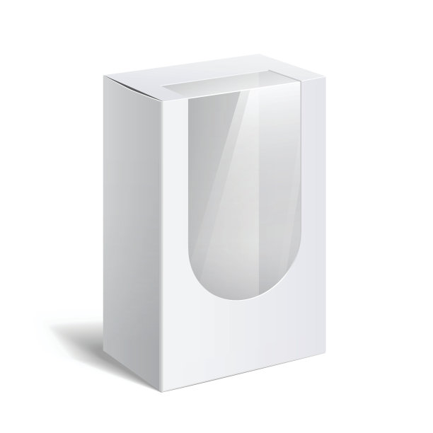 现实的白色包装盒。图片下载