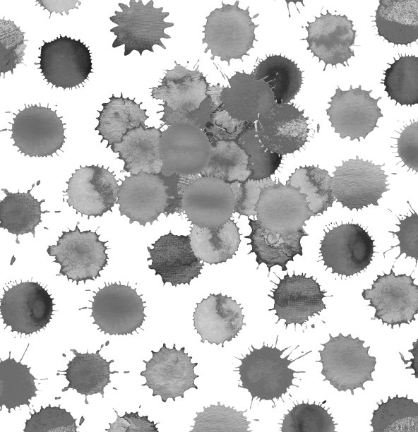 飞溅的黑色墨水。图片下载