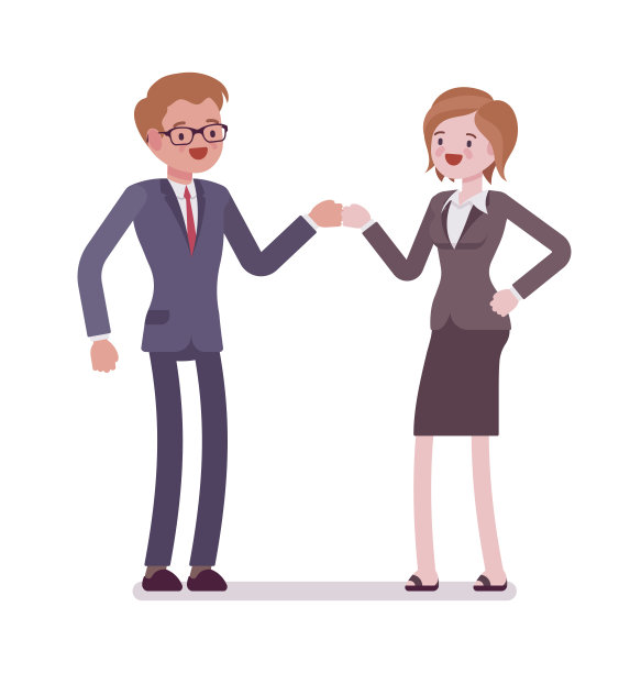 商人的拳头撞图片下载