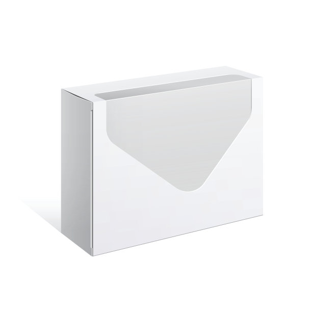 现实的白色包装盒。图片下载