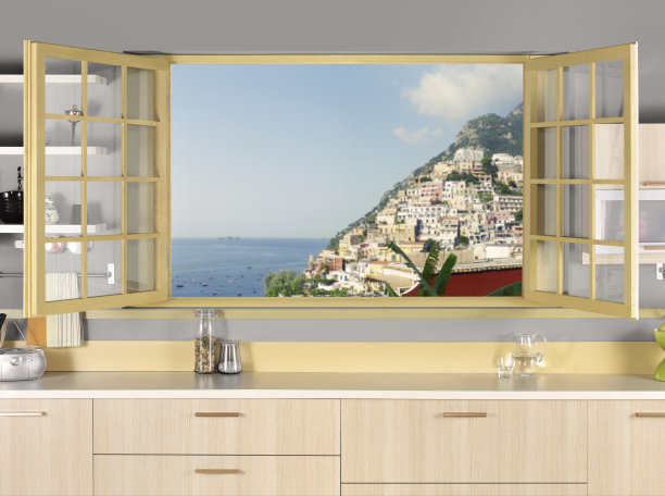 厨房的窗户图片下载