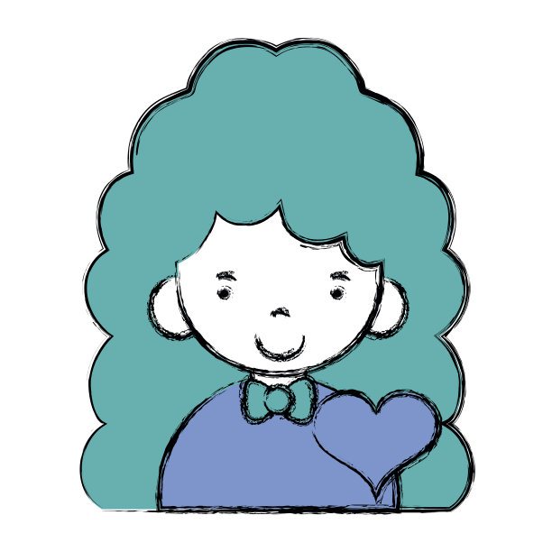 有发型和衣服的美女图片下载