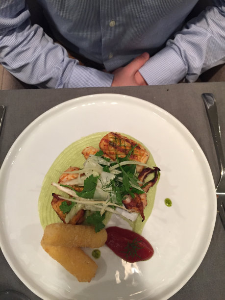 食物餐馆的盘子里图片下载