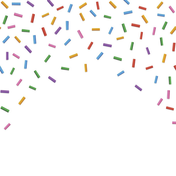 落下五颜六色的糖果粉素材图片