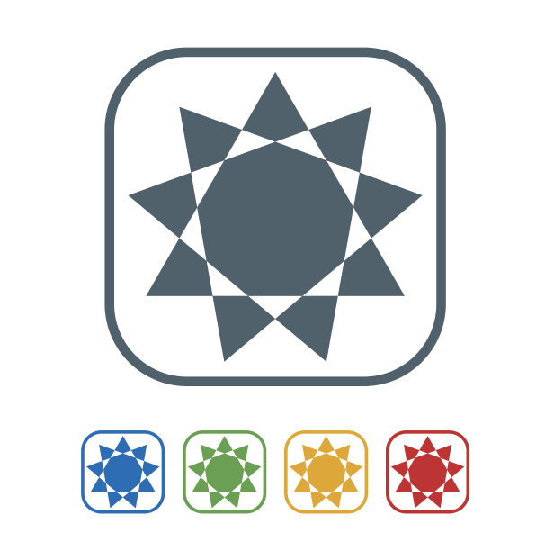 太阳平面图标孤立的白色背景。矢量图的图标图片下载