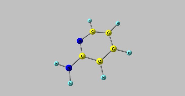 2-氨基吡啶分子结构（灰色背景）图片下载