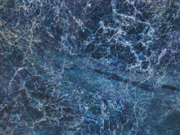 蓝色大理石纹理背景素材图片