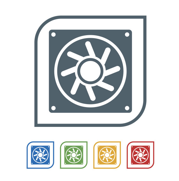 处理器平面图标隔离在白色背景。矢量图的图标图片下载