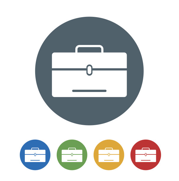 笔记本电脑袋平面图标隔离在白色背景。矢量图的图标图片下载