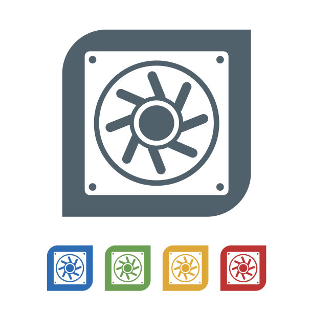 处理器平面图标隔离在白色背景。矢量图的图标图片下载