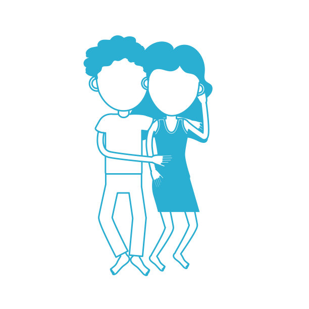 剪影美女配以发型设计睡觉图片下载