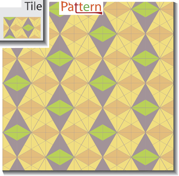 复古和时髦的几何形状的背景。现代马赛克背景。古董三角形点缀。创意的封面装饰图案。矢量插图。包装纸时装设计无缝抽象图案，用于纺织、服装和计算机图形图片下载