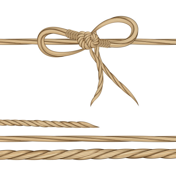 用麻绳和捻好的麻绳搭一个弓图片下载