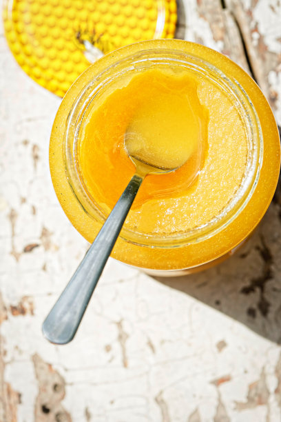 罐子里的柠檬蜂蜜图片下载