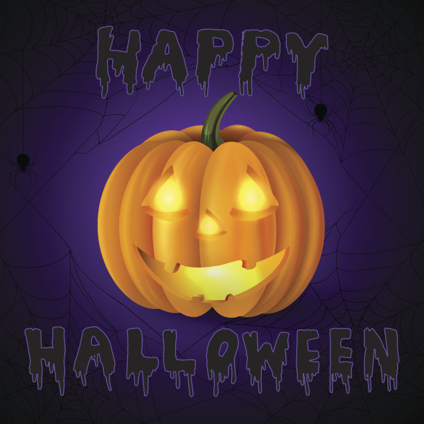 可怕的杰克O灯笼万圣节南瓜图片下载