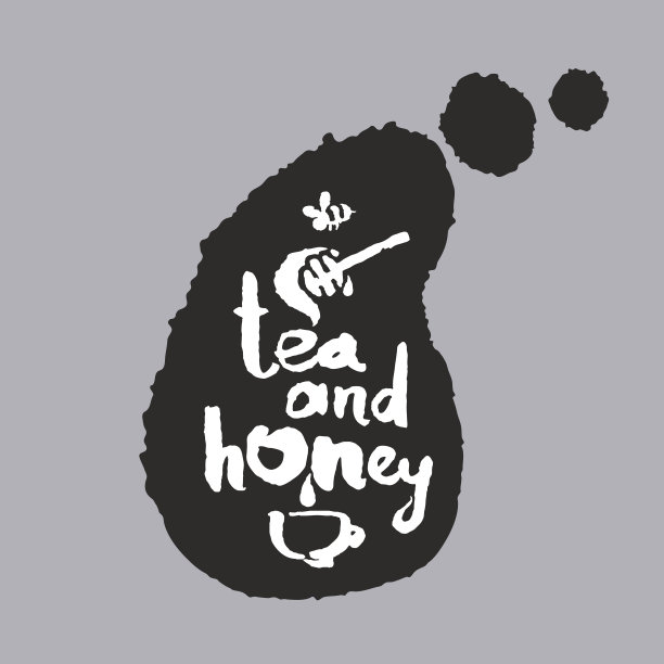 泡沫中的茶和蜂蜜图片下载