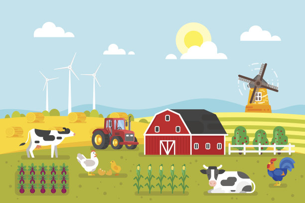 农场图片素材ID：308210352