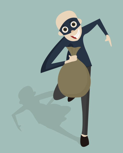 小偷卡通人物图片下载