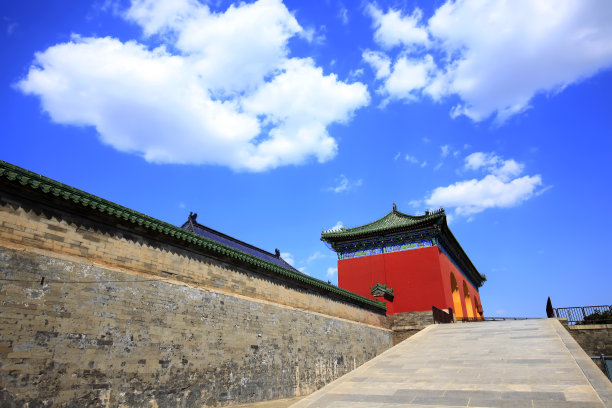中国北京的天坛素材图片
