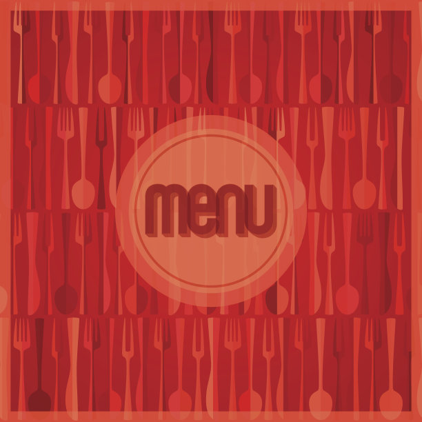 抽象的红色现代餐厅或咖啡馆菜单图片下载