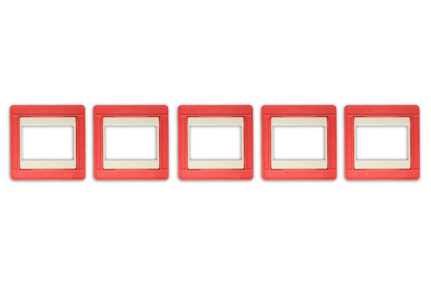 老式照片幻灯片在一个孤立的白色背景行图片下载