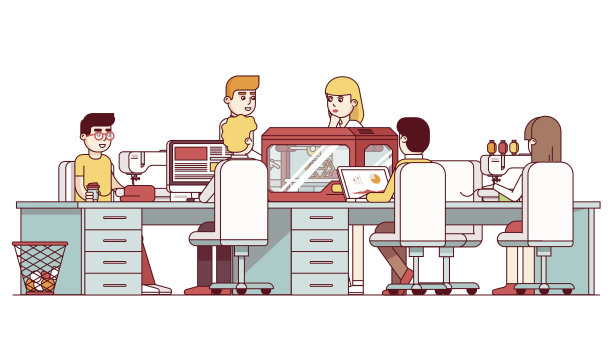 工匠在DIY工作室一起工作图片下载