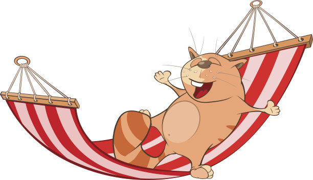 插图可爱的猫卡通人物图片下载