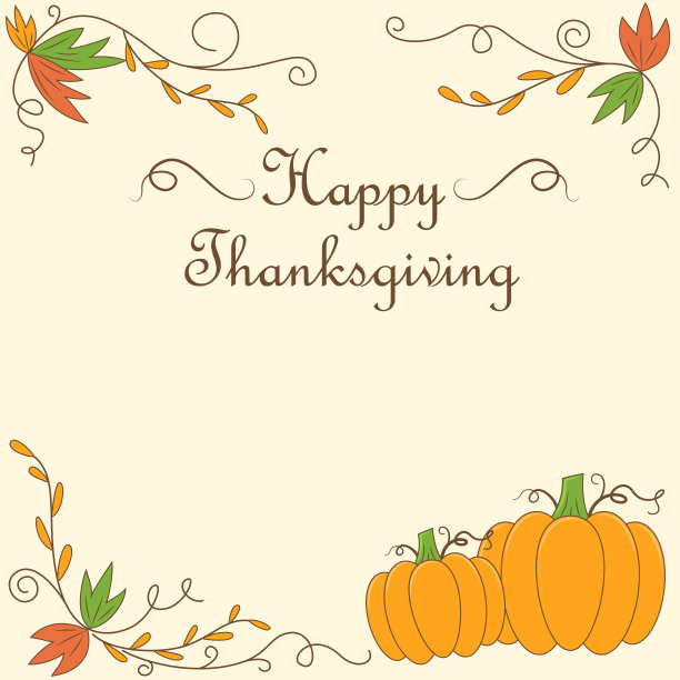 感恩节插画素材ID：308241666