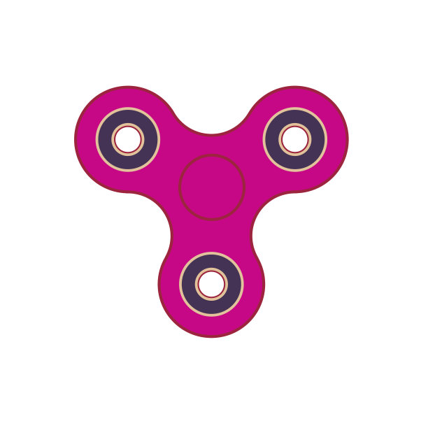 转轮孤立。转轮手指玩具。白色背景上的抗压力手玩具图片下载