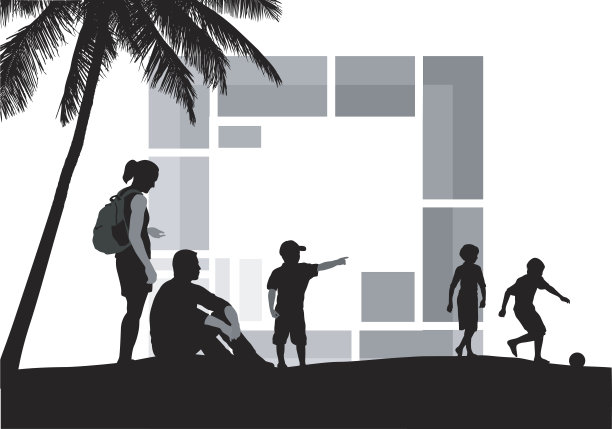 享受阳光沙滩图片下载