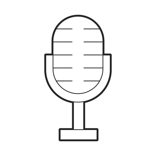 麦克风音频隔离图标图片下载
