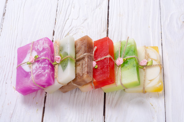 五彩水果手工皂图片下载