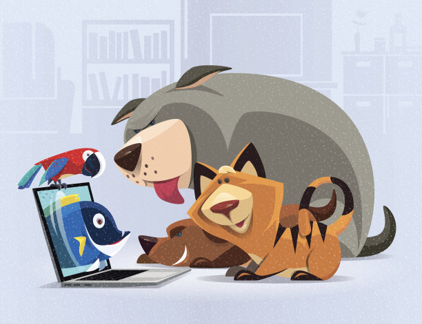 宠物与热带鱼视频聊天图片下载