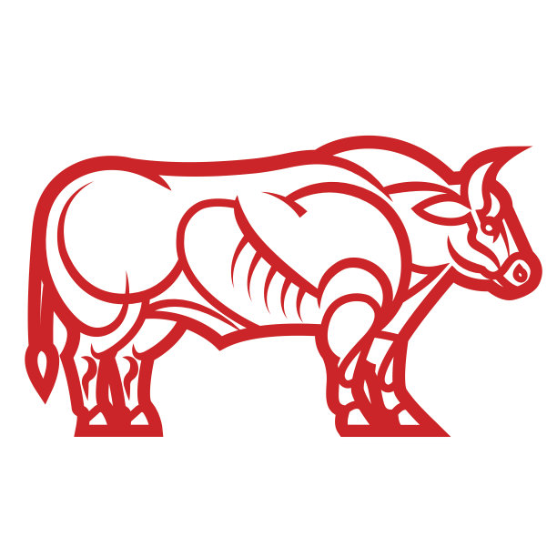 强大的站立比利时蓝牛图片下载