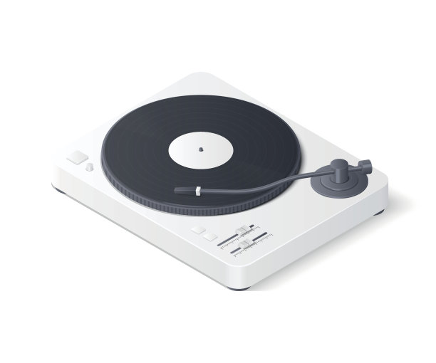 3 d白色转盘素材图片