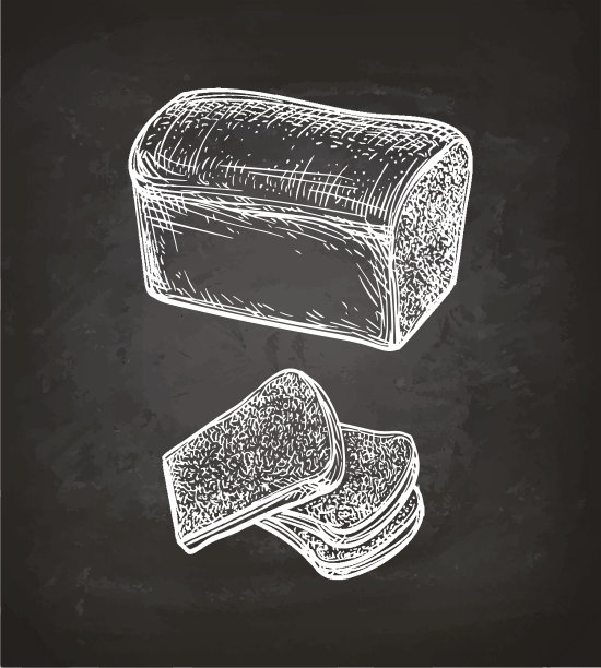 新鲜的烤面包。图片下载