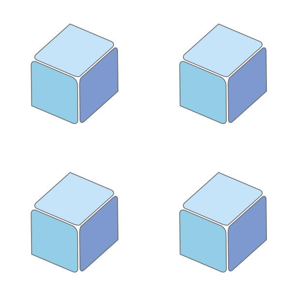 抽象无缝三维菱形图案图片下载