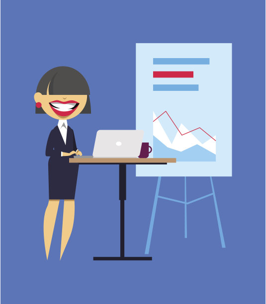 一组商业女性角色图片下载