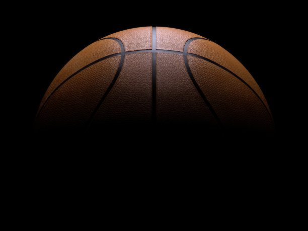 金属篮球特写的工作室背景图片下载