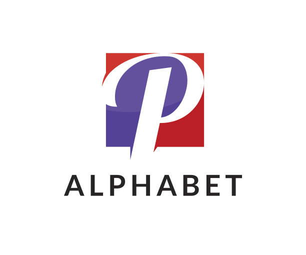 P字母矢量图标图片下载