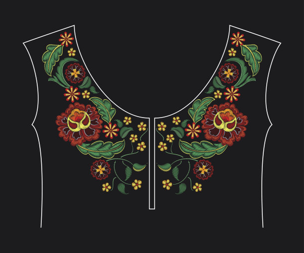 设计刺绣图案图片下载