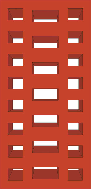 在白色的砖。矢量图图片下载