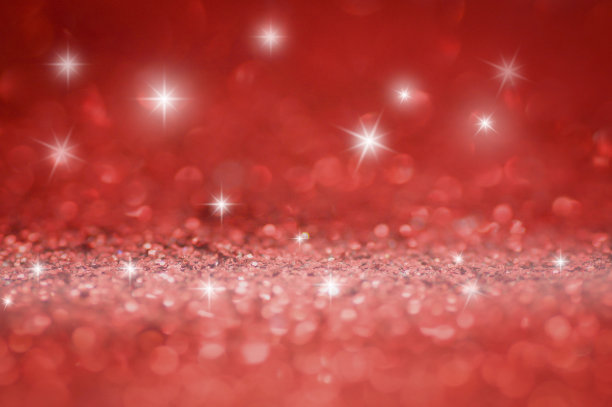 散焦闪光复古灯背景。红色、白色和黑色作为圣诞节和新年的背景。图片下载