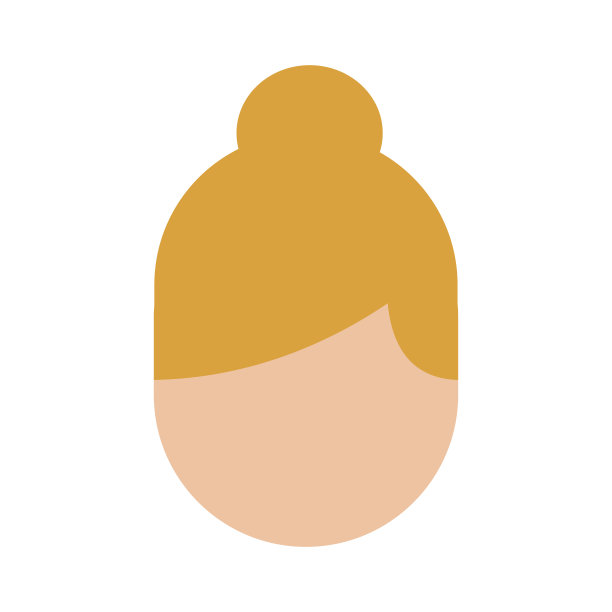 可爱的女人头像素材图片