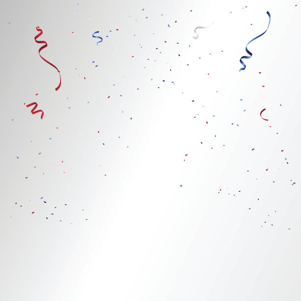 五彩缤纷的庆祝背景与五彩纸屑图片下载