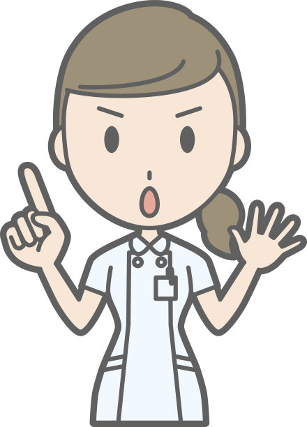 插图由穿白色套装的护士图片下载